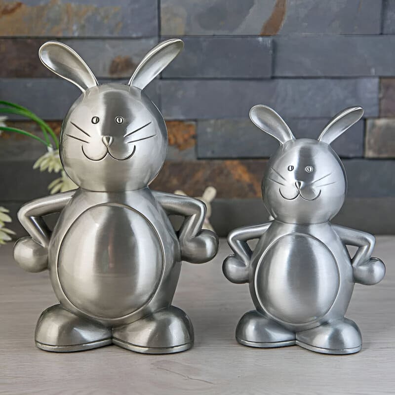 Tirelire Lapin Métal