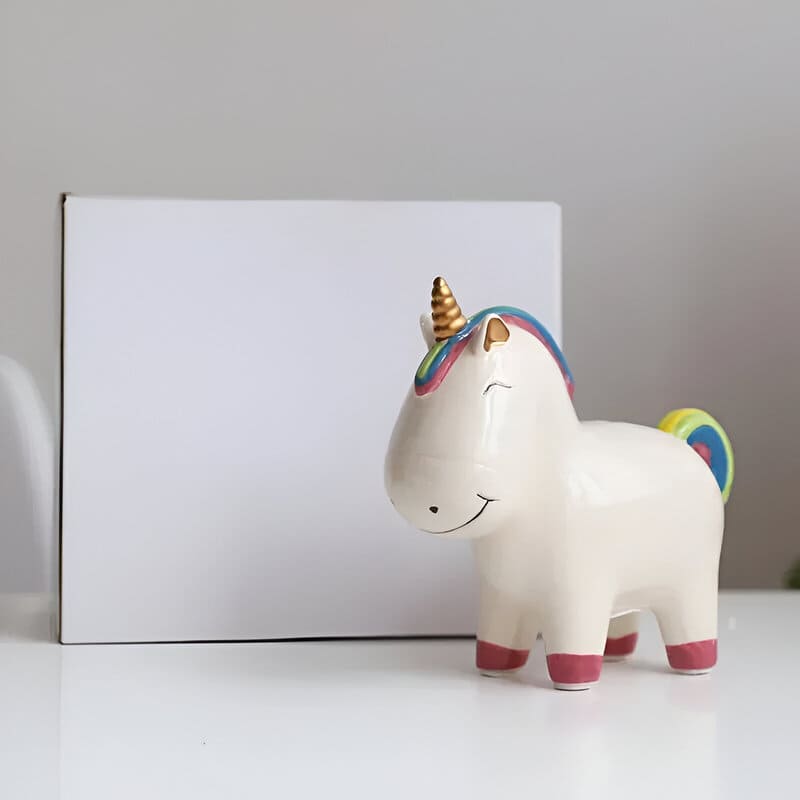 Tirelire Licorne à Décorer