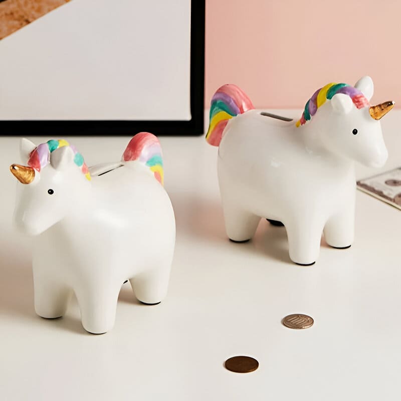 Tirelire Licorne Céramique