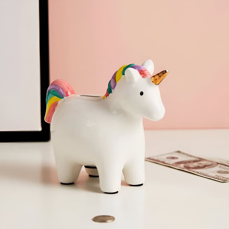 Tirelire Licorne Céramique