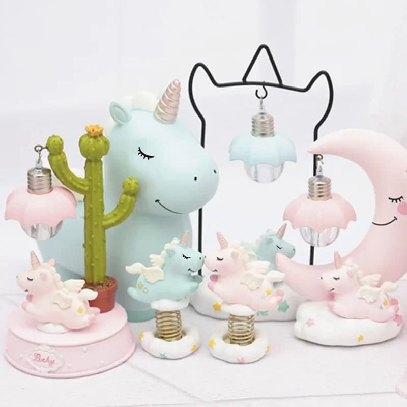 Tirelire Licorne Rose