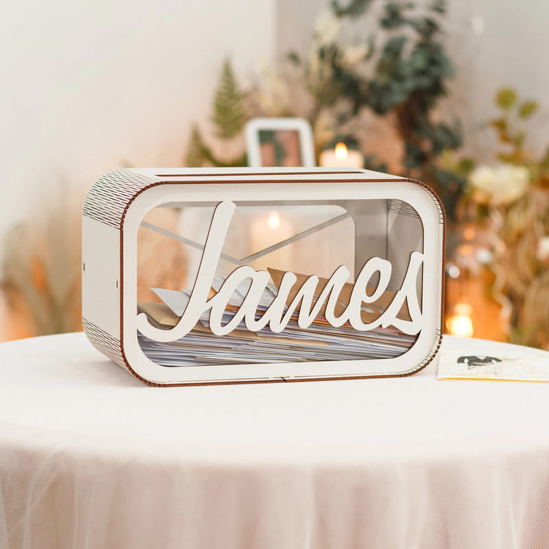 Tirelire Mariage Personnalisée