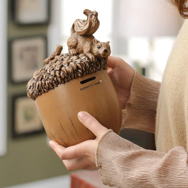 Tirelire Originale en Bois