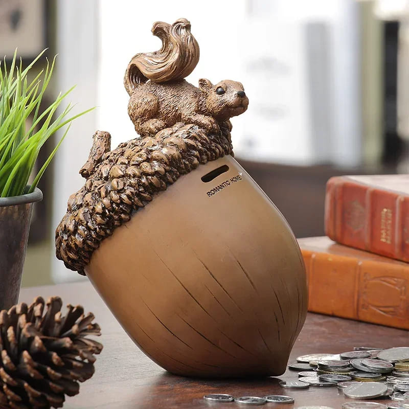 Tirelire Originale en Bois