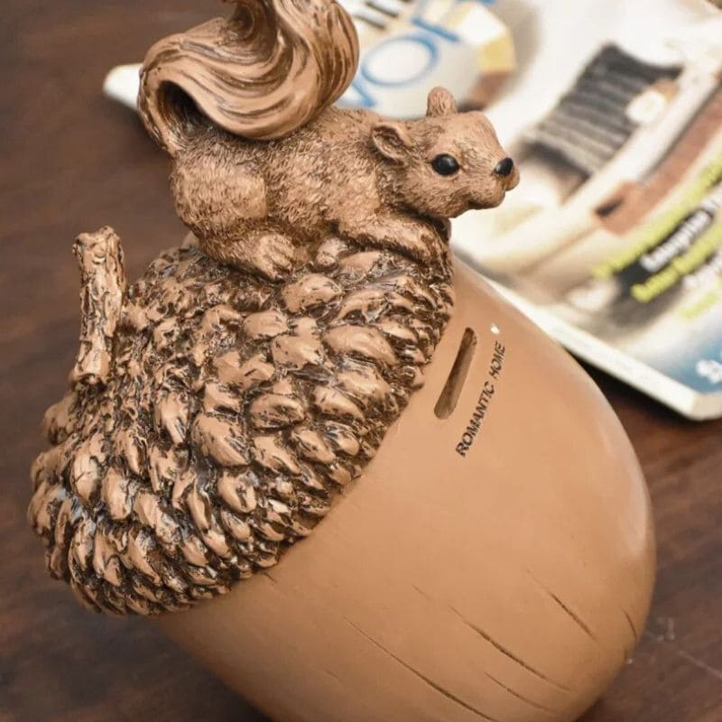 Tirelire Originale en Bois