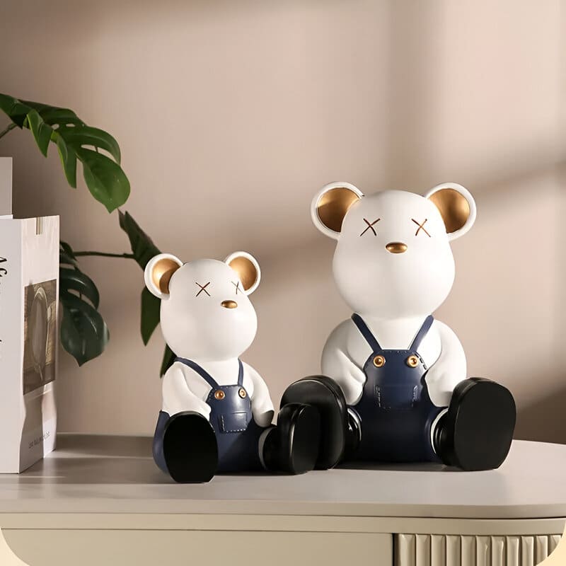 Tirelire Ours Blanc