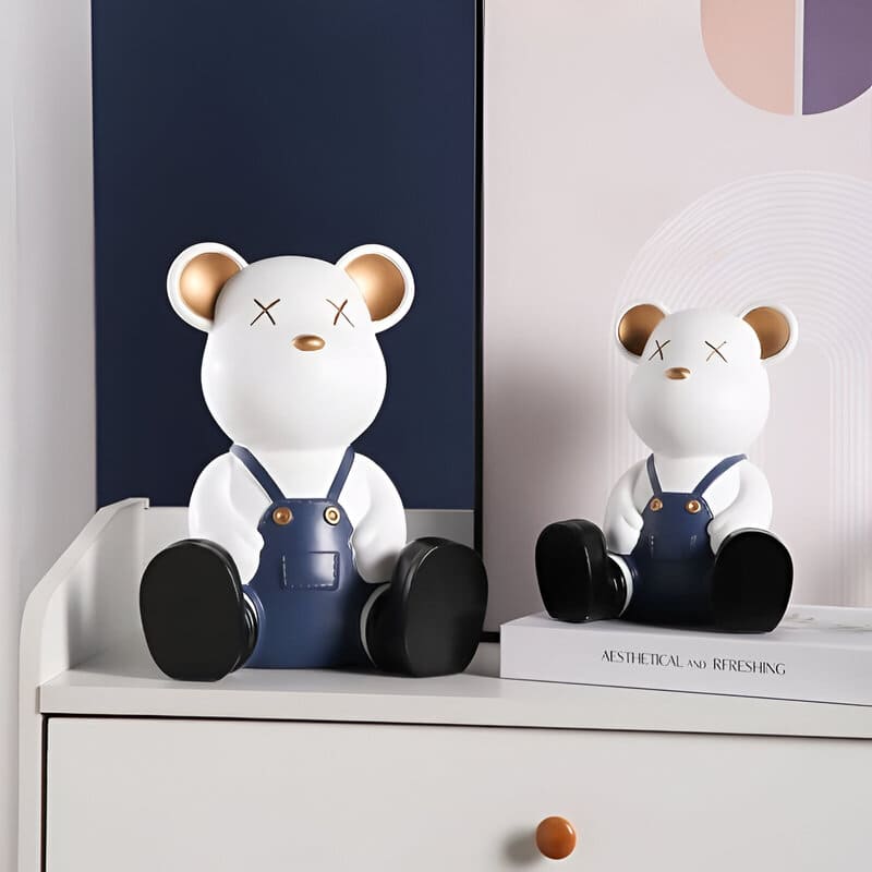 Tirelire Ours Blanc