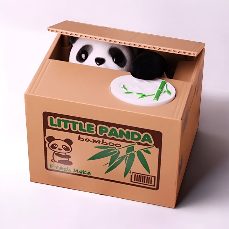 Tirelire Panda Voleur de Pièce