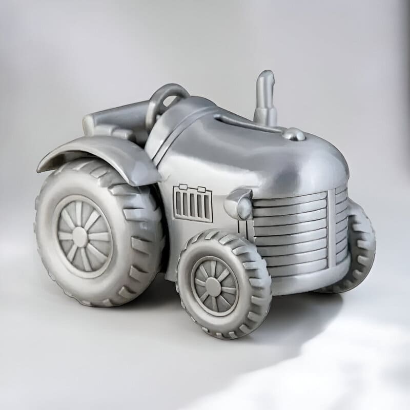 Tirelire Tracteur Argent