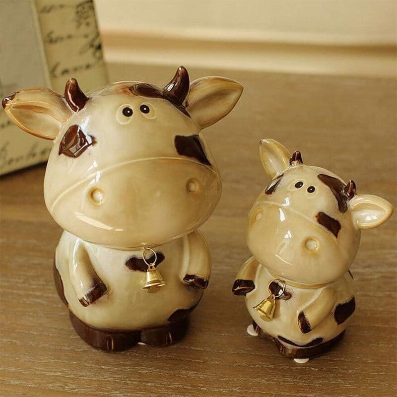 Tirelire Vache Céramique
