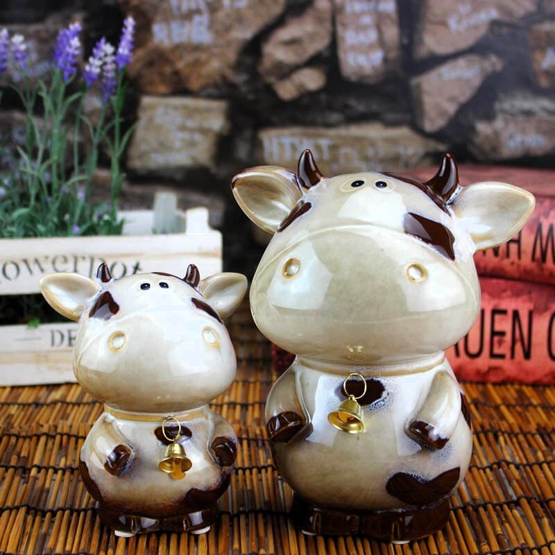 Tirelire Vache Céramique
