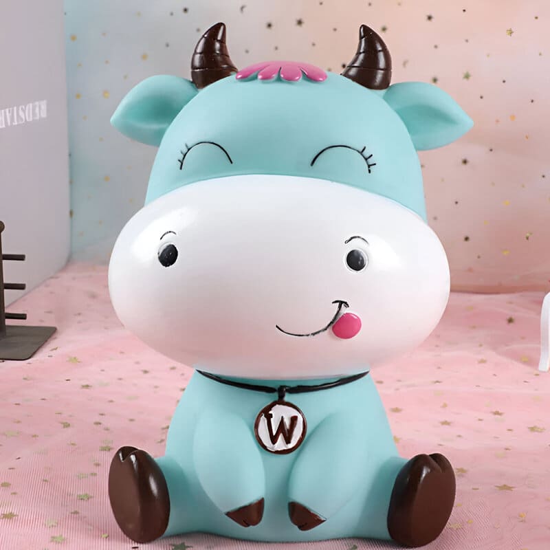 Tirelire Vache Rose