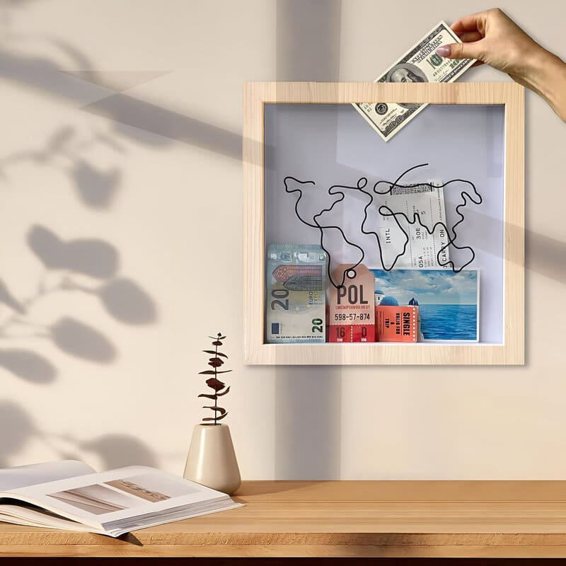 Tirelire Économie Voyage